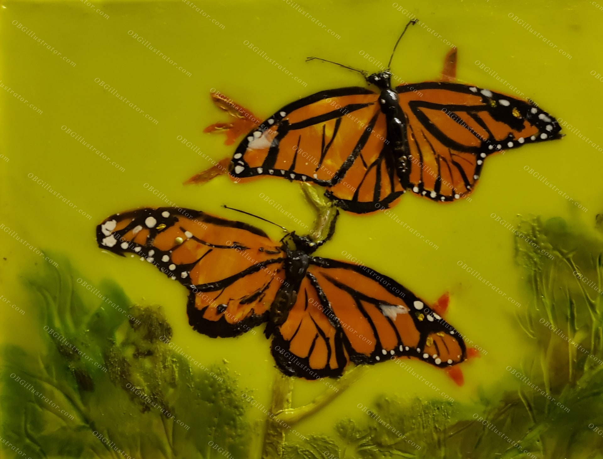 Engraved Monarch