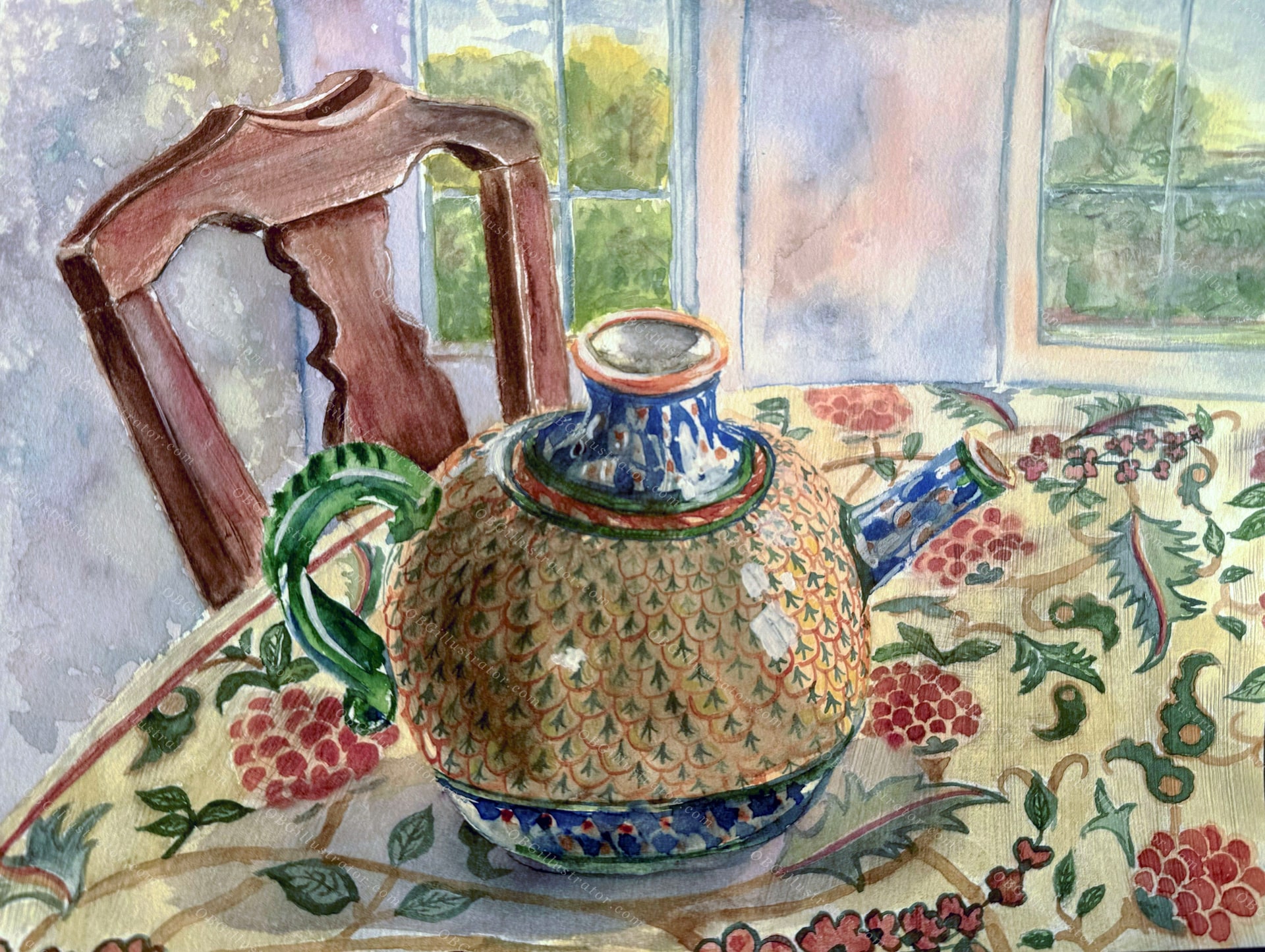Morning Light on Majolica