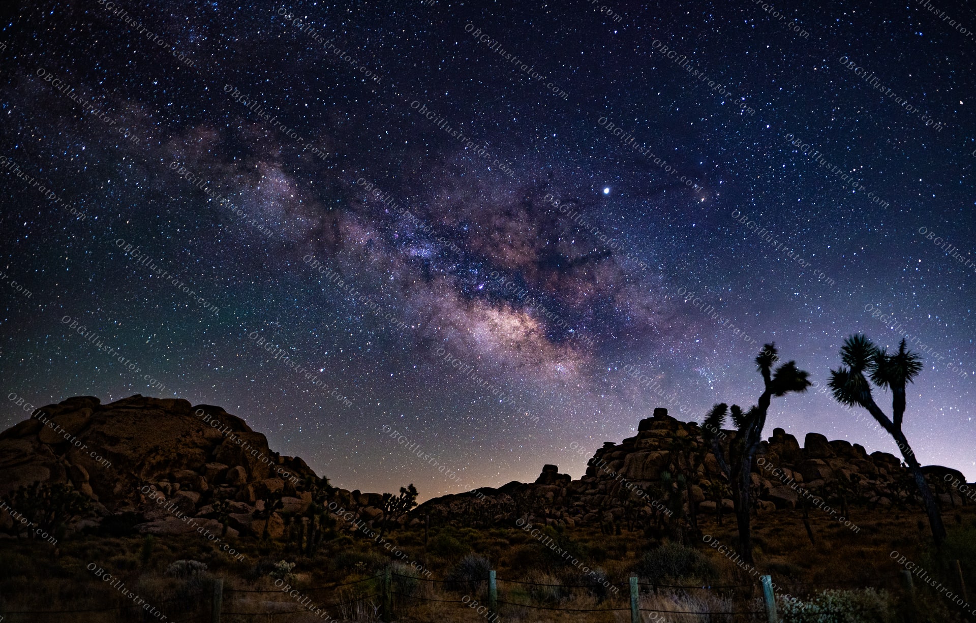 Milky Way Over Hidden Valley