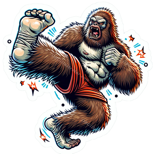 martial artists sasquatch